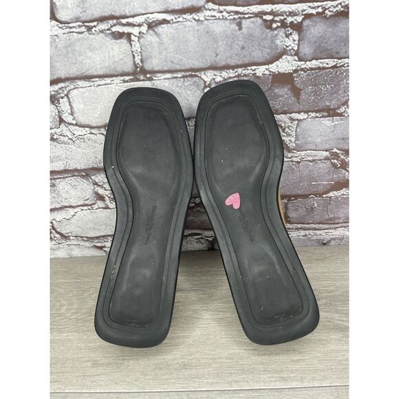 Duccio Del Duca Tan Leather Square Toe Wedge Designer Loafers Women 8.5M US/39EU - Picture 11 of 16